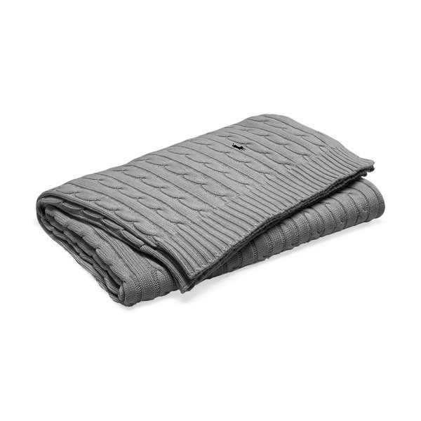 Ralph lauren discount knit blanket