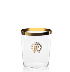  Roberto Cavalli Home Monogram glass