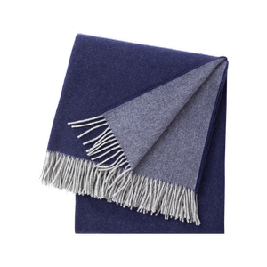  Yves Delorme Allegria wool blanket (Marine)