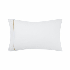 A set of two Ralph Lauren Home pillowcases, from the Westbank (Chamois) collection