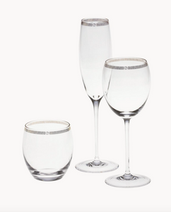 Armani Casa champagne glass, from the Dvorak collection