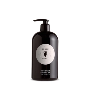 Bois Sauvage L'Objet body and hand lotion, from the Apothecary collection