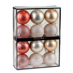 Christmas bauble set champagne