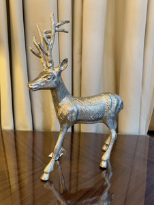 Christmas figurine Silver Reindeer