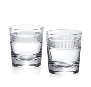 Crystal Set of Two Ralph Lauren Home Glasses, from the Langley Collection