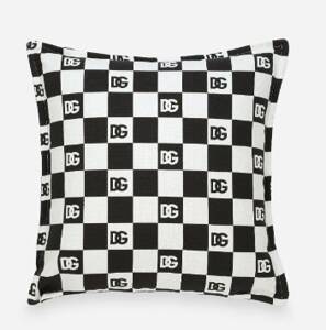 Dolce&Gabbana canvas cushion, DG Logo 
