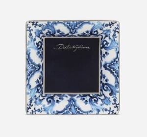 Dolce&Gabbana porcelain tray, Blu Mediterraneo 