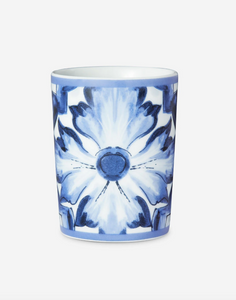 Dolce&Gabbana porcelain water glass, Blu Mediterraneo
