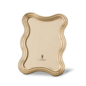 L'Objet Ripple Gold photo frame  