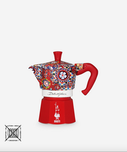 Medium Bialetti Dolce&Gabbana coffee machine from the MoMA collection 