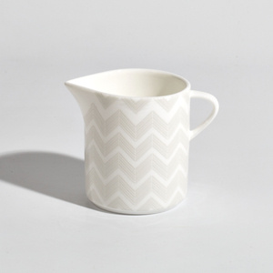 Missoni Home creamer, from the Zig Zag White collection