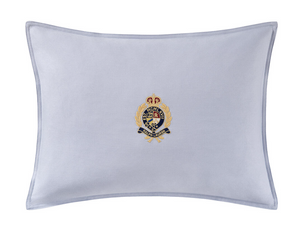 Ralph Lauren Home Crest Decorative Pillow (Blue)