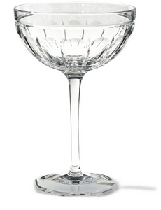 Ralph Lauren Home crystal champagne coupe, from the Coraline collection