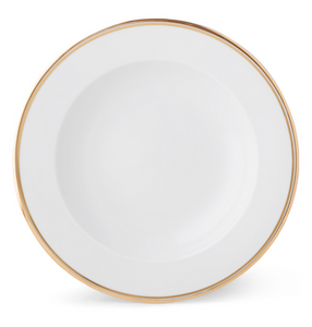 Ralph Lauren Home porcelain soup plate, from the Wilshire collection