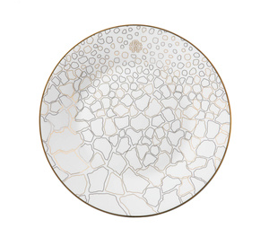 Set of six Roberto Cavalli Home bread and butter plates, from the Giraffa collection