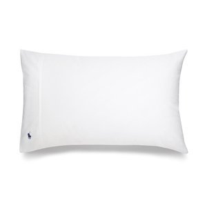 Set of two Ralph Lauren Home pillowcases, from the Player (White) collection