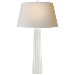 Table Lamp E.F Chapman Fluted