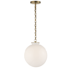 Thomas O'Brien Katie Globe pendant lamp