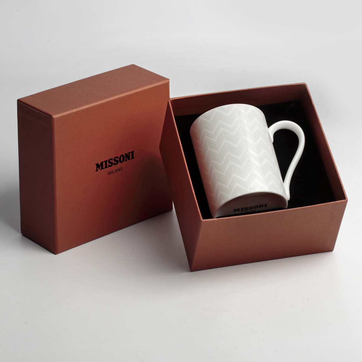 Missoni Home Stripes Jenkins coffee cup set - White
