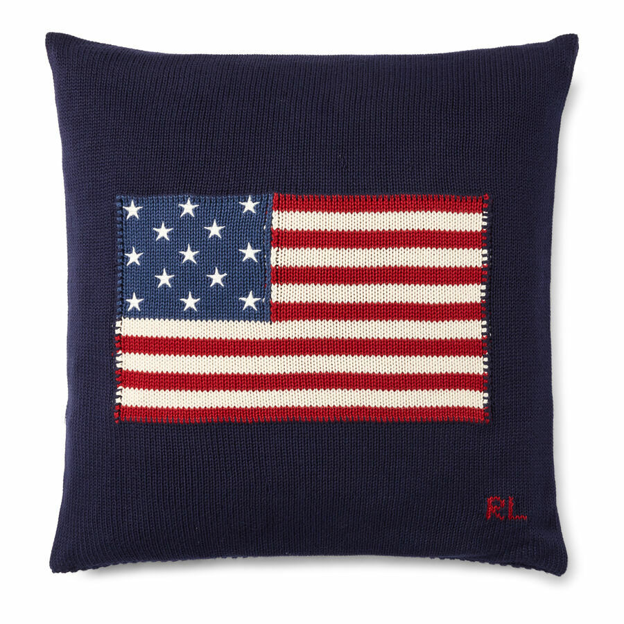 Ralph Lauren Home Flag Decorative Pillow Navy Brands Ralph Lauren Home Products Bed Bath Decorative Pillows Products Bed Bath Bed Bath Ralph Lauren Home Bed