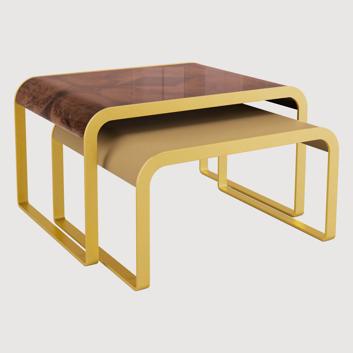 Set of two Bruno Zampa Dea tables Products \ Furniture \ Cofee tables