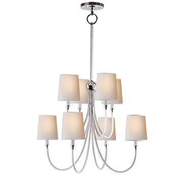  Thomas O'Brien Reed Large Chandelier