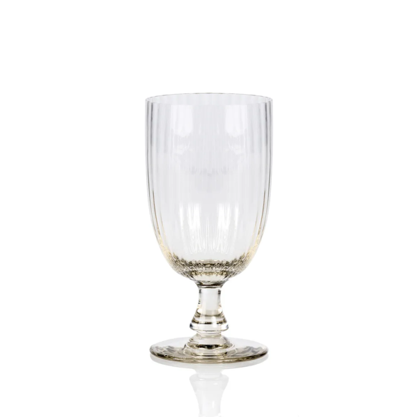 Armani Casa water glass, from the Loulou collection