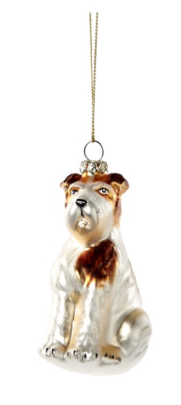 Christmas Ornament- Cream Dog Bomb