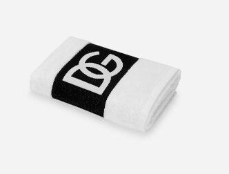 Dolce&Gabbana bath towel, DG Logo 