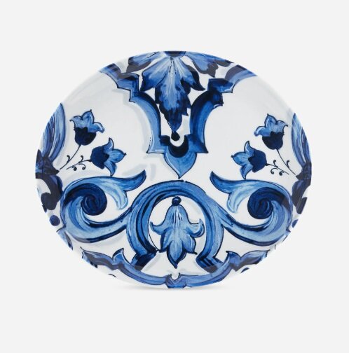 Dolce&Gabbana platter, Blu Mediterraneo 