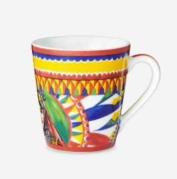 Dolce&Gabbana porcelain mug, Carretto Siciliano