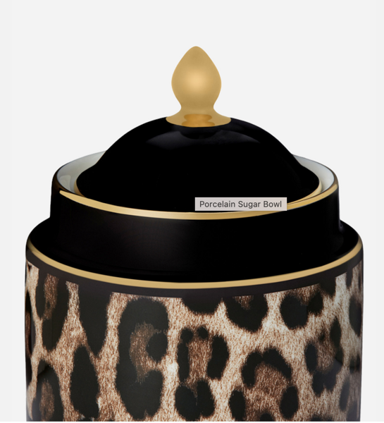 Dolce&Gabbana sugar bowl, from the DNA collection