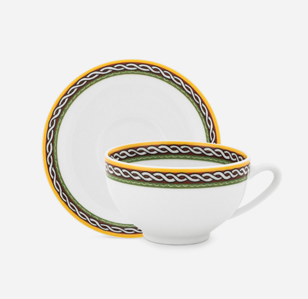 Dolce&Gabbana tea cup and saucer, Carretto Siciliano