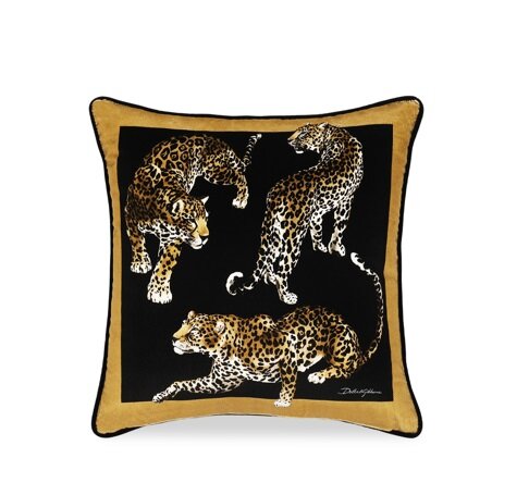 Dolce&Gabbana velour cushion, DNA collection