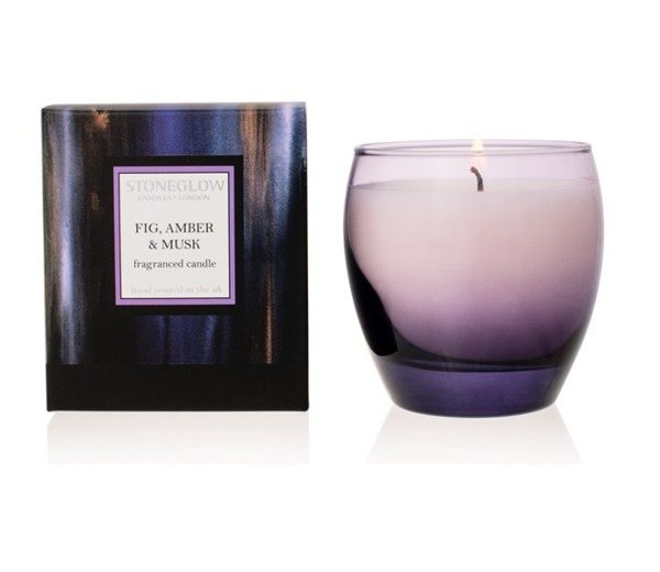 Fig & Amber & Musk Scented Candle  