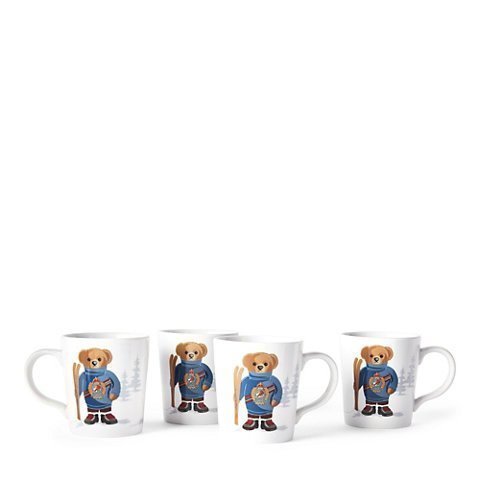 Haven Ski Bear Ralph Lauren Home mug, from the Polo Bear collection ~  Brands \ Ralph Lauren Home Products \ Tableware \ Porcelain Gift Ideas  Tableware \ Porcelain Our brands \ Ralph Lauren Home ~ Archidzieło