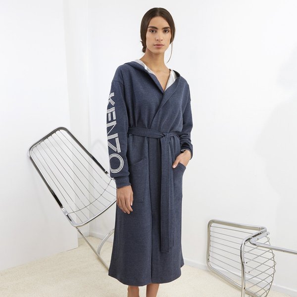 Kenzo bathrobe, from the Logo collection (Navy)