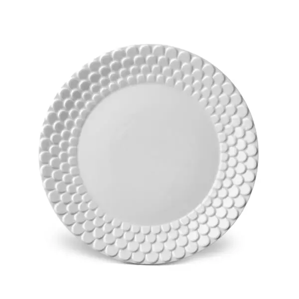 L'Objet dinner plate, from the Aegean (White) collection