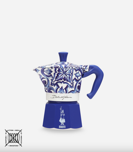 Medium Bialetti Dolce&Gabbana coffee machine, from the MoMA collection 
