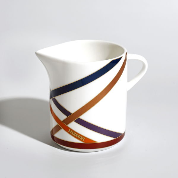 Missoni Home creamer, from the Nastri Multicolor collection