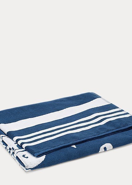 Ralph Lauren Home Kacie beach towel (navy/white) ~ Brands \ Ralph Lauren  Home Bestsellers Products \ Bed & Bath \ Beach towels Bed & Bath \ Beach  towels Our brands \ Ralph Lauren Home ~ Archidzieło