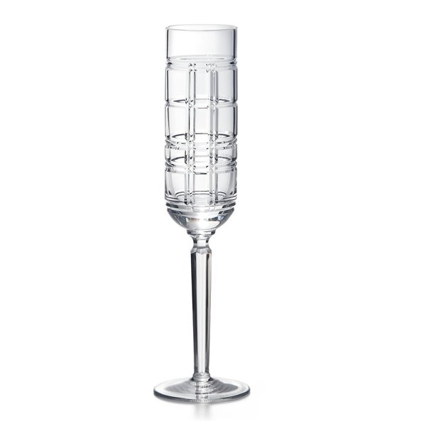 Ralph Lauren Home crystal champagne glass, from the Hudson collection