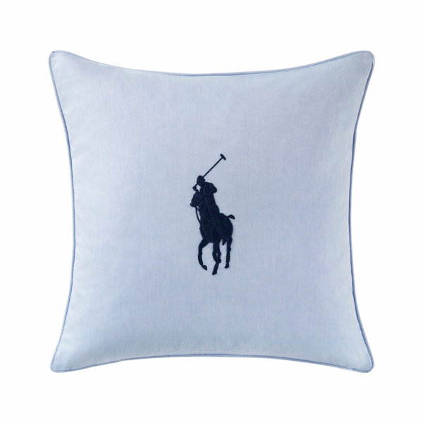 Ralph Lauren Home decorative pillow, from the Pony (Blue) collection