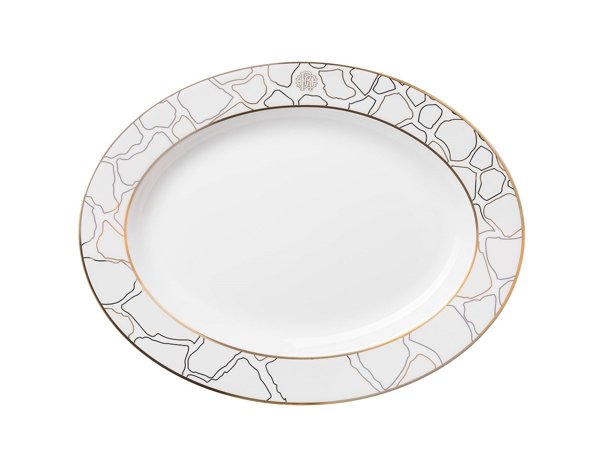 Roberto Cavalli Home platter, from the Giraffa collection