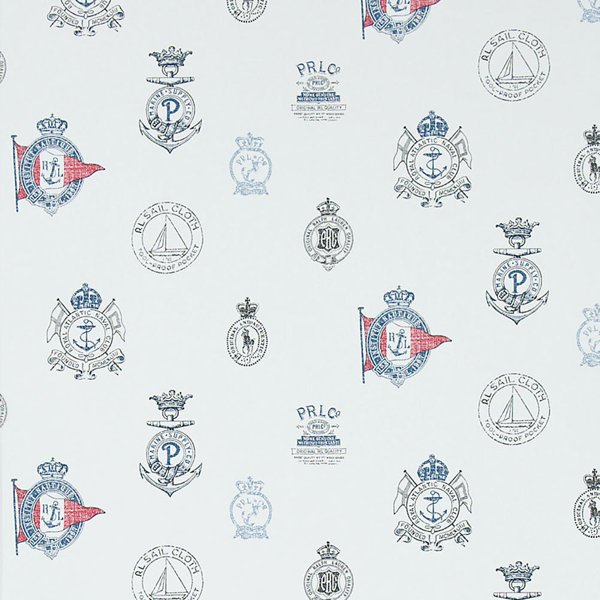 Rowthorne Crest Ralph Lauren Home Wallpaper. from the Signature Papers III collection