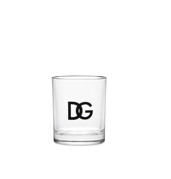 Set of two Dolce & Gabbana drinking glasses, DG Logo 