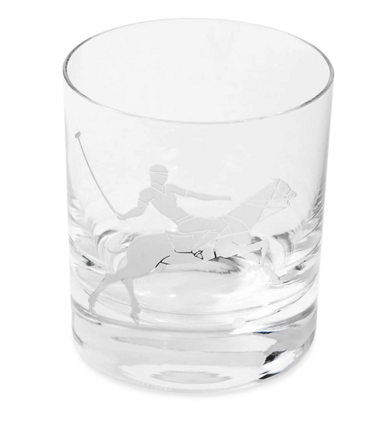 Set of two Ralph Lauren Home crystal glasses, Garrett  