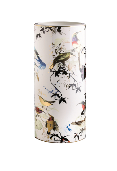 Small vase by Roberto Cavalli Home, from the Garden's Birds collection