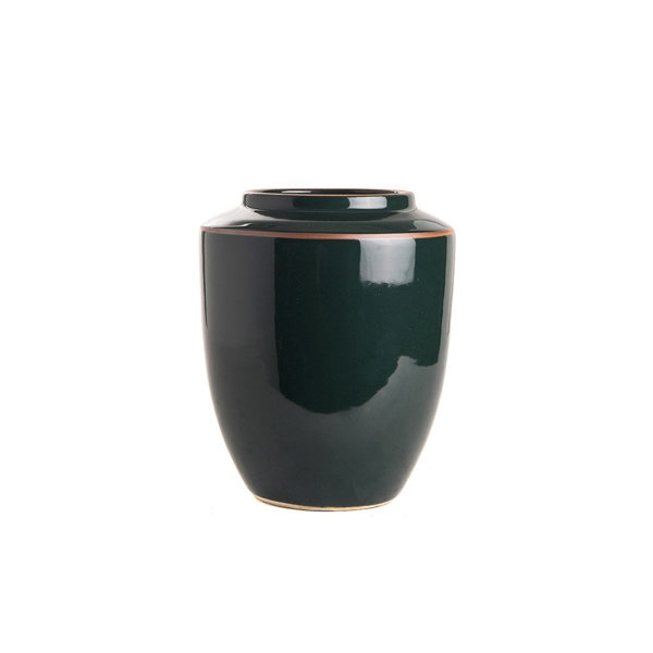 Straight Black S Vase