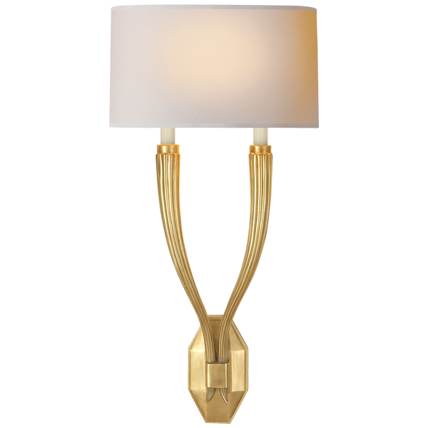 Wall lamp E.F Chapman Ruhlmann Double